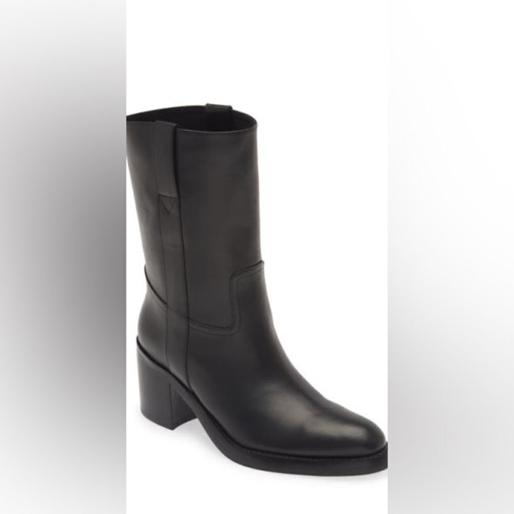 Jeffrey Campbell Desert Western Boot in Black Natural 6.5